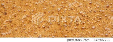 Coffee foam texture banner espresso crema Coffee foam texture banner espresso crema 137907799