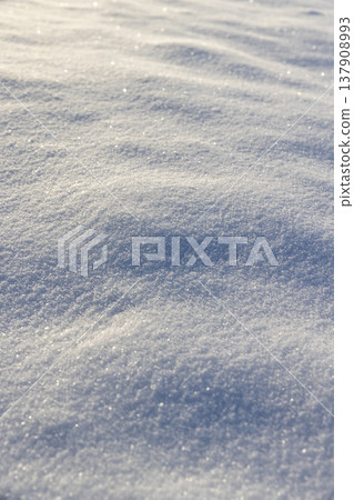 large soft snowdrifts after large snowfalls in sunny weather, snow structure in sunlight large soft snowdrifts after large snowfalls in sunny weather, snow structure in sunlight 137908993