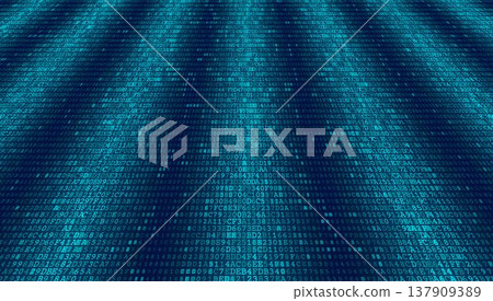 Digital Equilibrium - Panoramic Binary Waveform with Sophisticated Depth Digital Equilibrium - Panoramic Binary Waveform with Sophisticated Depth 137909389