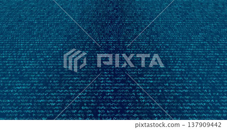 Digital Flux - Abstract Binary Symbol Grid for Cyber Security and Data Processing. Perspective. 137909442