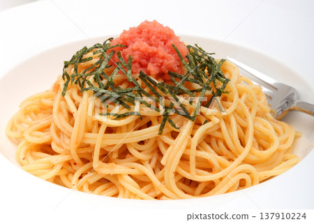 看起來很好吃的明太子麵食 看起來很好吃的明太子麵食 137910224