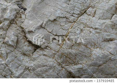 Light stone texture with cracked mineral lines Light stone texture with cracked mineral lines 137910485