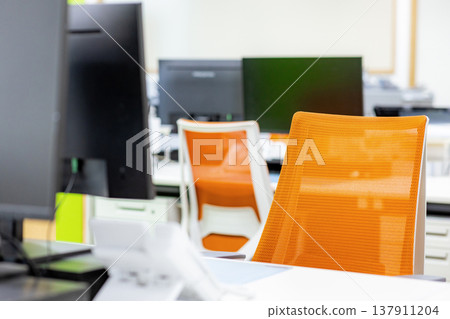Office with a personal computer Office with a personal computer 137911204