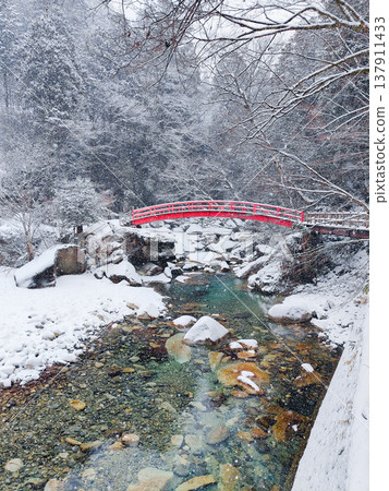 Yumori Valley (Winter): Momiji Bridge 137911433