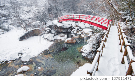 Yumori Valley (Winter): Momiji Bridge 137911471