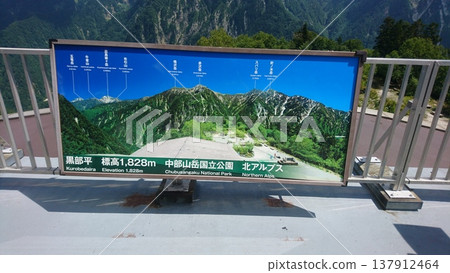Kurobe-daira on the Tateyama Kurobe Alpine Route in summer 137912464