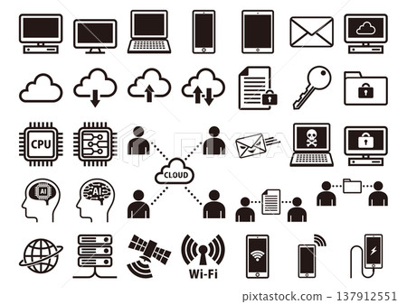 IT Icon Set IT Icon Set 137912551