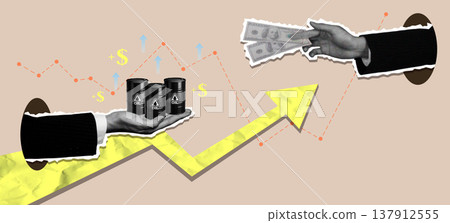 Collage Oil trade and financial exchange in economic growth Collage Oil trade and financial exchange in economic growth 137912555