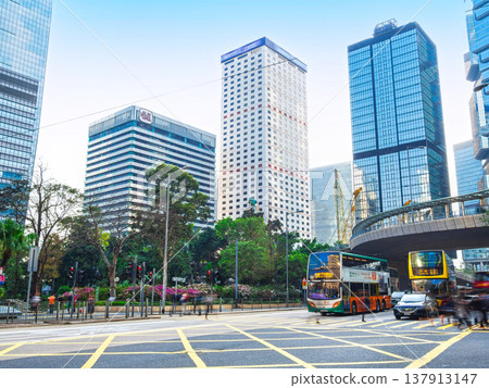 香港,中環,清晨 香港,中環,清晨 137913147
