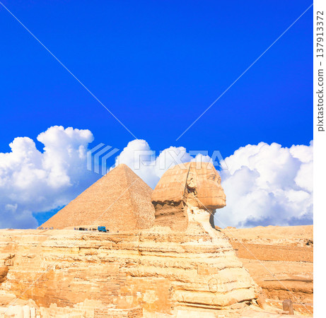 The majesty of the Three Great Pyramids of Giza, a World Heritage Site The majesty of the Three Great Pyramids of Giza, a World Heritage Site 137913372