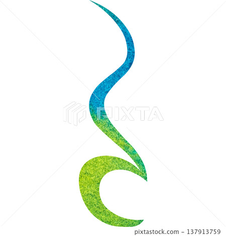 美麗的水彩圖案季度休息圖示圖像插圖 137913759