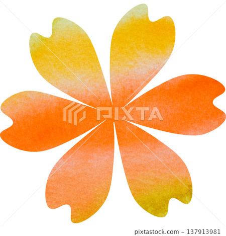 Beautiful watercolor flower icon image illustration Beautiful watercolor flower icon image illustration 137913981