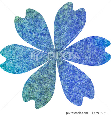 美麗的水彩花圖示圖像插圖 美麗的水彩花圖示圖像插圖 137913989