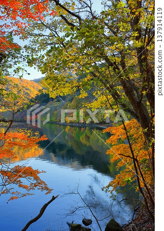 Autumn lakeside Autumn lakeside 137914119