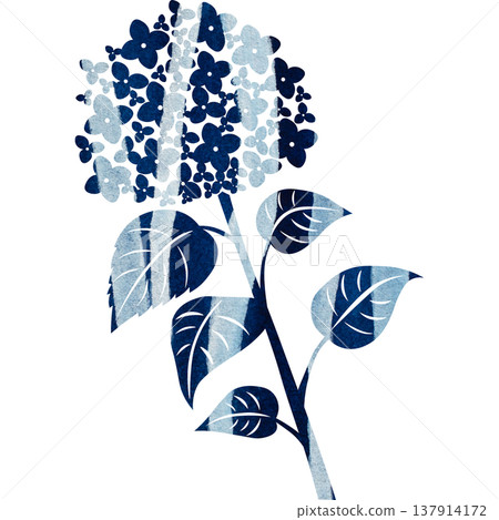 Beautiful watercolor pattern of hydrangea icon image illustration Beautiful watercolor pattern of hydrangea icon image illustration 137914172