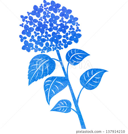 美麗的繡球花圖示圖像插圖的水彩圖案 美麗的繡球花圖示圖像插圖的水彩圖案 137914210