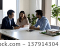 Businessmen meeting up 137914304