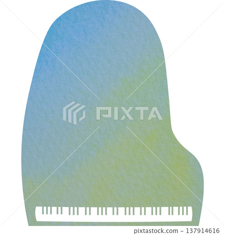 Beautiful watercolor pattern grand piano icon image illustration Beautiful watercolor pattern grand piano icon image illustration 137914616