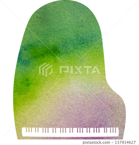 Beautiful watercolor pattern grand piano icon image illustration Beautiful watercolor pattern grand piano icon image illustration 137914627