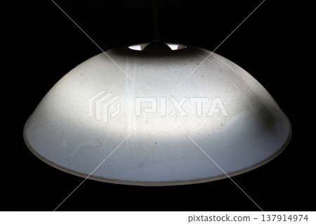 Fluorescent light shade, dust, dirt Fluorescent light shade, dust, dirt 137914974