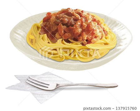 番茄意麵(用叉子) 番茄意麵(用叉子) 137915760