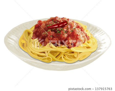 Arrabbiata pasta Arrabbiata pasta 137915763