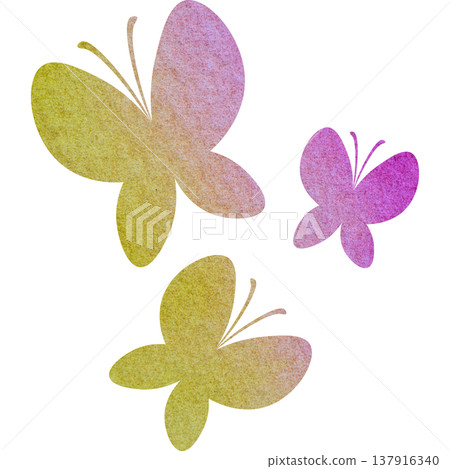 Beautiful watercolor butterfly icon image illustration Beautiful watercolor butterfly icon image illustration 137916340