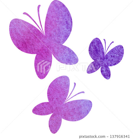 Beautiful watercolor butterfly icon image illustration Beautiful watercolor butterfly icon image illustration 137916341