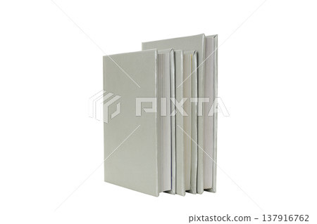 Set of empty books ready for study and note-taking, isolated, PNG Set of empty books ready for study and note-taking, isolated, PNG 137916762