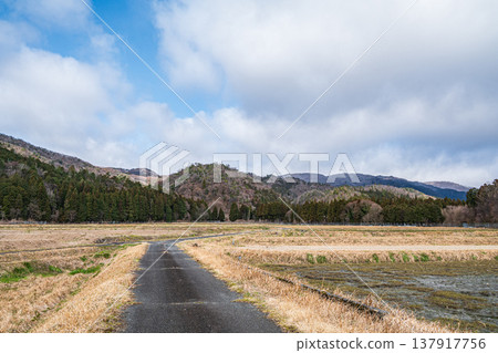 Rural scenery of Makino Town, Takashima City, Shiga Prefecture Rural scenery of Makino Town, Takashima City, Shiga Prefecture 137917756
