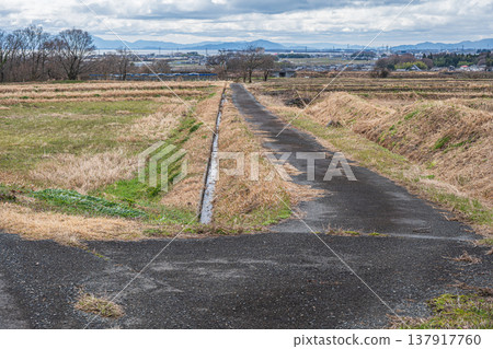 Rural scenery of Makino Town, Takashima City, Shiga Prefecture Rural scenery of Makino Town, Takashima City, Shiga Prefecture 137917760