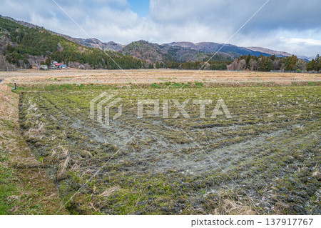 Rural scenery of Makino Town, Takashima City, Shiga Prefecture 137917767