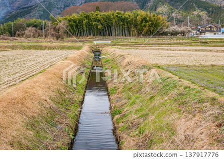 Rural scenery of Makino Town, Takashima City, Shiga Prefecture 137917776