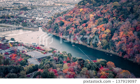 NOV 28 2025 Rankyo Gorge Dramatic River Canyon In Kyoto Japan NOV 28 2025 Rankyo Gorge Dramatic River Canyon In Kyoto Japan 137919097