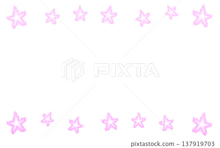 燃燒的火焰星框_粉紅色 燃燒的火焰星框_粉紅色 137919703