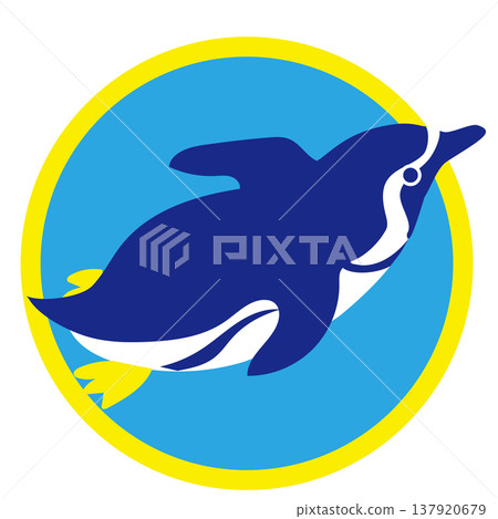 Friendly penguin minimalist animal illustration Friendly penguin minimalist animal illustration 137920679