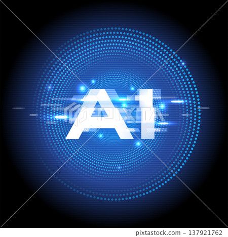 AI Artificial Intelligence Technology Digital Network Background AI Artificial Intelligence Technology Digital Network Background 137921762