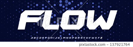 Modern Geometric Font with Cuts, Slanted Thick Letters for Trendy Logo and Headline in Sport, Game and Technology Themes. Vector typeset. Modern Geometric Font with Cuts, Slanted Thick Letters for Trendy Logo and Headline in Sport, Game and Technology Themes. Vector typeset. 137921764