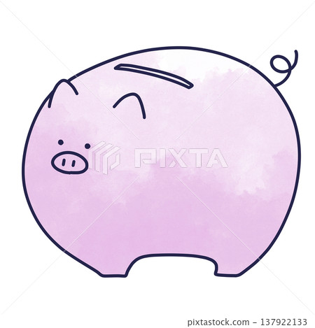 Cute piggy bank Cute piggy bank 137922133