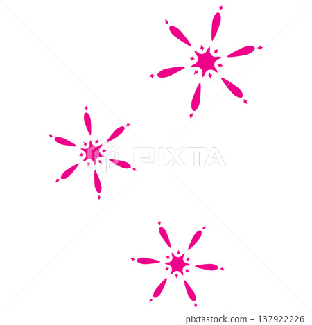 一款造型簡潔、散發著鮮豔粉光的燈。 137922226