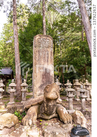 島根縣松江市松江藩主鬆平氏的家寺－月勝寺的秋景 137922637