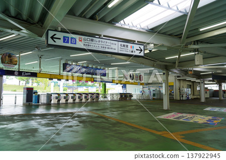 Inside the ticket gate at Seibu Railway's Seibu Kyujo-mae Station (in front of Belluna Dome) Inside the ticket gate at Seibu Railway's Seibu Kyujo-mae Station (in front of Belluna Dome) 137922945