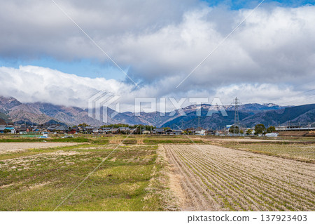 Rural scenery of Makino Town, Takashima City, Shiga Prefecture Rural scenery of Makino Town, Takashima City, Shiga Prefecture 137923403