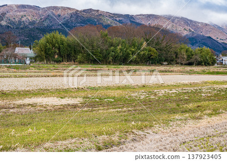 Rural scenery of Makino Town, Takashima City, Shiga Prefecture Rural scenery of Makino Town, Takashima City, Shiga Prefecture 137923405