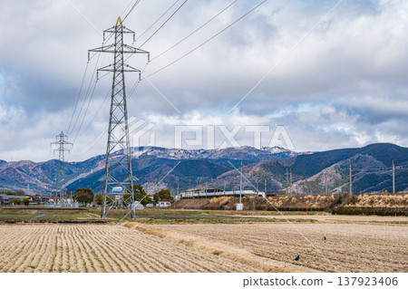 Rural scenery of Makino Town, Takashima City, Shiga Prefecture Rural scenery of Makino Town, Takashima City, Shiga Prefecture 137923406