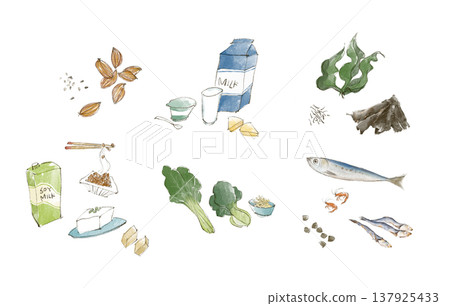 Calcium-rich ingredients Calcium-rich ingredients 137925433