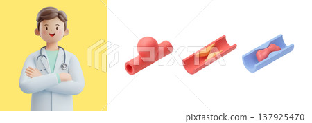 3D character with a professional job 3D character with a professional job 137925470
