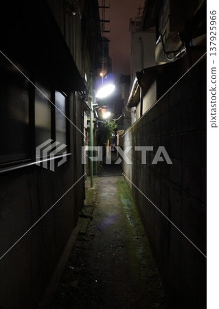 back alley in the rain back alley in the rain 137925966