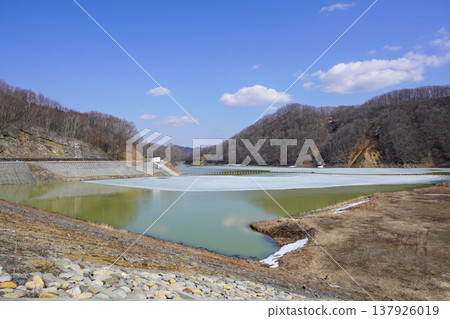 Atsuma Dam and Atsuma Town 137926019