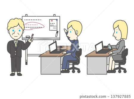 為使用白板進行簡報和案頭工作的商務人士設計的培訓研討會。 為使用白板進行簡報和案頭工作的商務人士設計的培訓研討會。 137927885